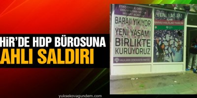 Eskişehir'de HDP bürosuna silahlı saldırı