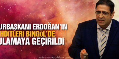 Baluken: Erdoğan’ın tehditleri Bingöl’de uygulamaya geçirildi