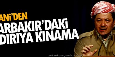 Barzani’den Diyarbakır’daki saldırıya kınama