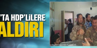 Muş’ta HDP’lilere saldırı