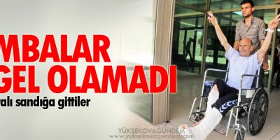 Diyarbakır'daki patlamada yaralananlar sandık başında