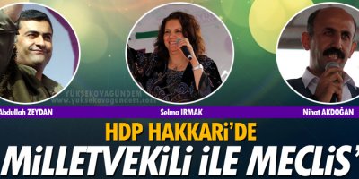 Hakkari'den meclise 3 HDP Milletvekili... AKP, 0