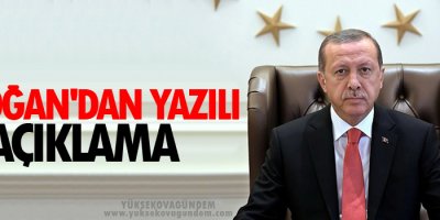 Erdoğan'dan seçim değerlendirmesine yazılı açıklama