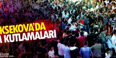 Yüksekova'da seçim kutlamaları gün boyu devam etti