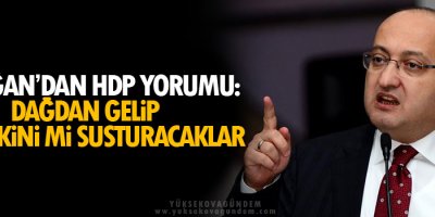Akdoğan’dan HDP yorumu: Dağdan gelip bağdakini mi susturacaklar