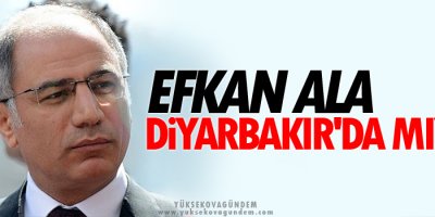 Efkan Ala Diyarbakır'da mıydı?