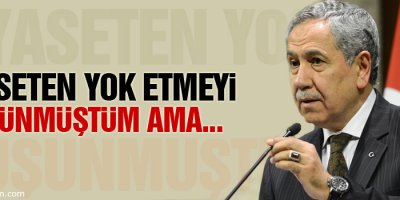 Arınç: 8 Haziran'dan sonra yolsuzluk dosyası açıklayacağım demedim