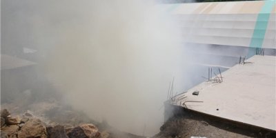 Şemdinli'de yangın