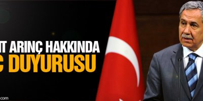 Arınç hakkında suç duyurusu!