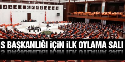 Meclis Başkanlığı için ilk oylama salı günü
