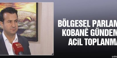 Bölgesel parlamento Kobanê gündemiyle acil toplanmalo