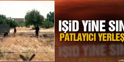 Çete üyeleri yine sınıra patlayıcı yerleştirdi