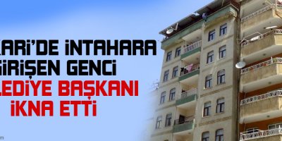 Hakkari'de İntihar Girişimi