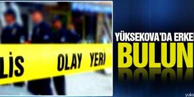 Yüksekova'da erkek cesedi bulundu