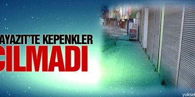 Gözaltılara tepki gösteren esnaf kepenk açmadı