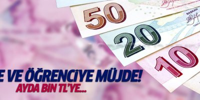 İşsize ve üniversite öğrencisine ayda bin TL