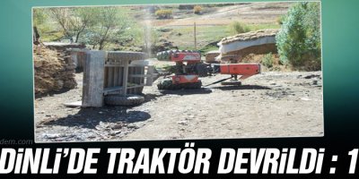 Şemdinli'de Traktör Devrildi: 1 Ölü