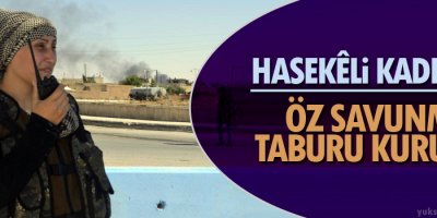 Hasekêli kadınlar öz savunma taburu kuruyor