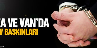 Urfa ve Van’da 10 gözaltı
