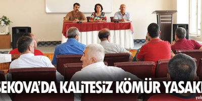 Yüksekova'da Kalitesiz Kömür Yasaklandı