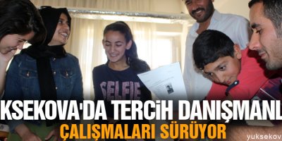 Yüksekova'da Tercih Danışmanlığı Çalışmaları Sürüyor