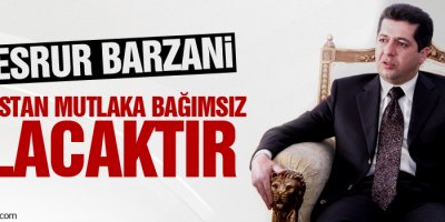 Barzani: Kürdistan mutlaka bağımsız olacaktır