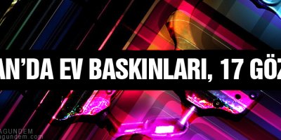 Diyarbakır'da ev baskınları, 17 gözaltı