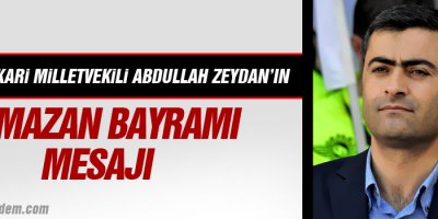HDP Hakkari Milletvekili Abdullah Zeydan'ın Bayram Mesajı