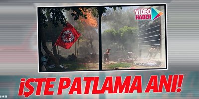 İşte Suruç'taki patlama anı!