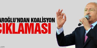 Kılıçdaroğlu’ndan koalisyon açıklaması