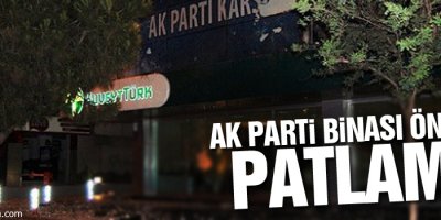 AK Parti binası önünde patlama