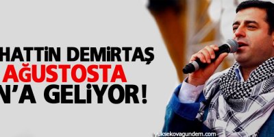 Demirtaş 8 Ağustosta Van'a Geliyor!