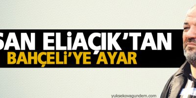 İhsan Eliaçık'tan Bahçeli'ye ayar