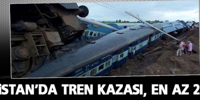 Hindistan’da tren kazası, en az 27 ölü