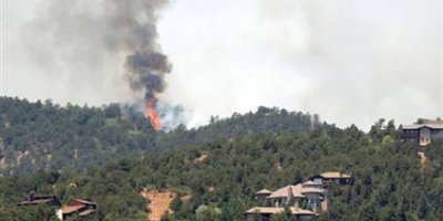 Amanos dağlarında yangın