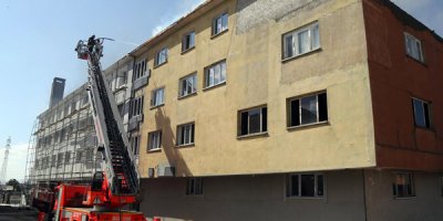 Erzurum'da fabrika yangını