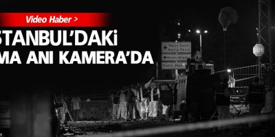 İstanbul'daki çatışma anı kamera'da
