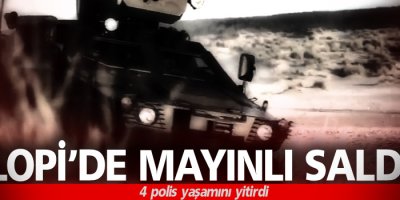 Silopi'de mayınlı saldırı, 4 ölü
