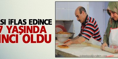 Kocası iflas edince 57 yaşında fırıncı oldu