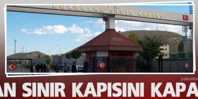 İran,sınır kapısını kapattı