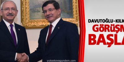 Davutoğlu-Kılıçdaroğlu görüşmesi başladı