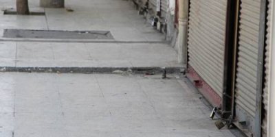 Lice'de kepenkler kapandı