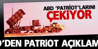ABD’den Patriot açıklaması