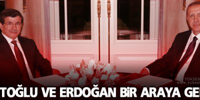 Davutoğlu Ve Erdoğan Bir Araya Gelecek