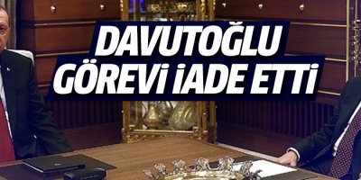 Davutoğlu hükümet kurma görevini iade etti