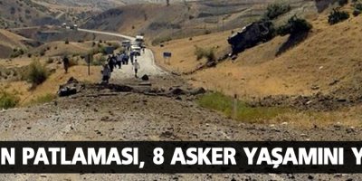 Mayın patlaması, 8 asker yaşamını yitirdi