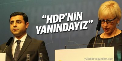 İsveç, HDP'nin yanındayız