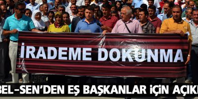 Tüm-Bel-Sen’den Eş Başkanlar İçin Açıklama