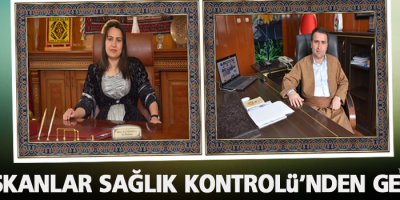 Eş başkanlar sağlık kontrol’ünden geçirildi