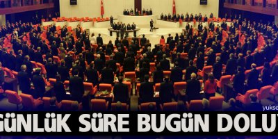 Hükümet kurulması için gereken süre bugün doluyor